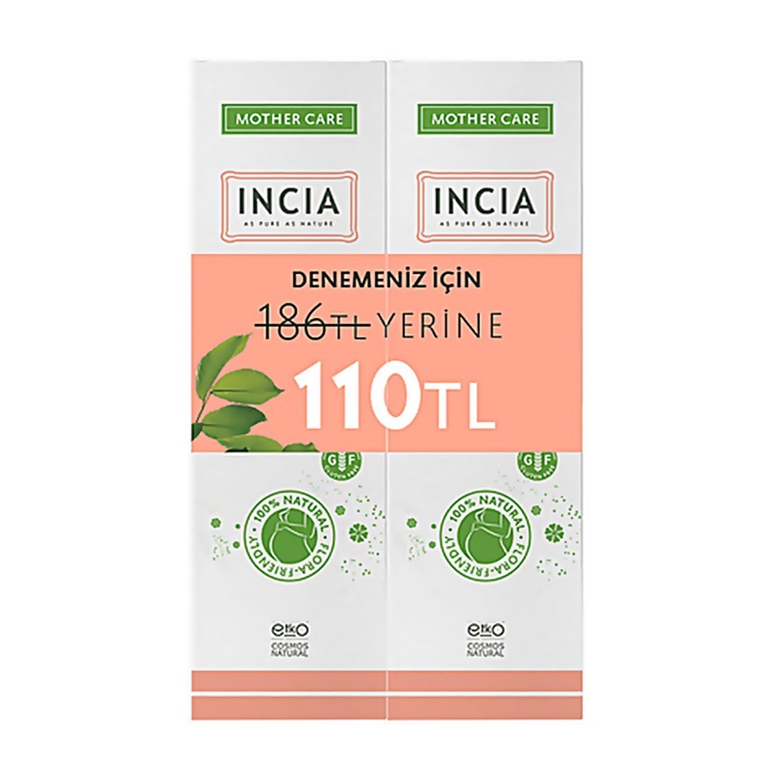 Çatlak ÜrünleriInciaIncia Karın Çatlak Jel Kremi 75 ml 2'li Set