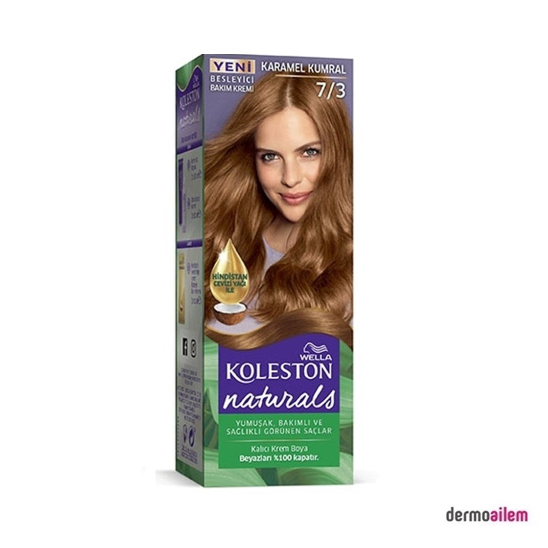Saç BoyalarıKOLESTONKoleston Karamel Kumral Saç Boyası 7/3