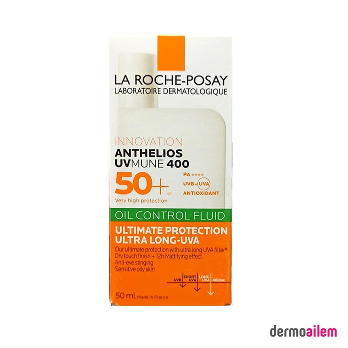 Yüz İçin Güneş ÜrünleriLa RocheLa Roche Posay Anthelios Oil Control Fluid Yüz Güneş Kremi 50 ml