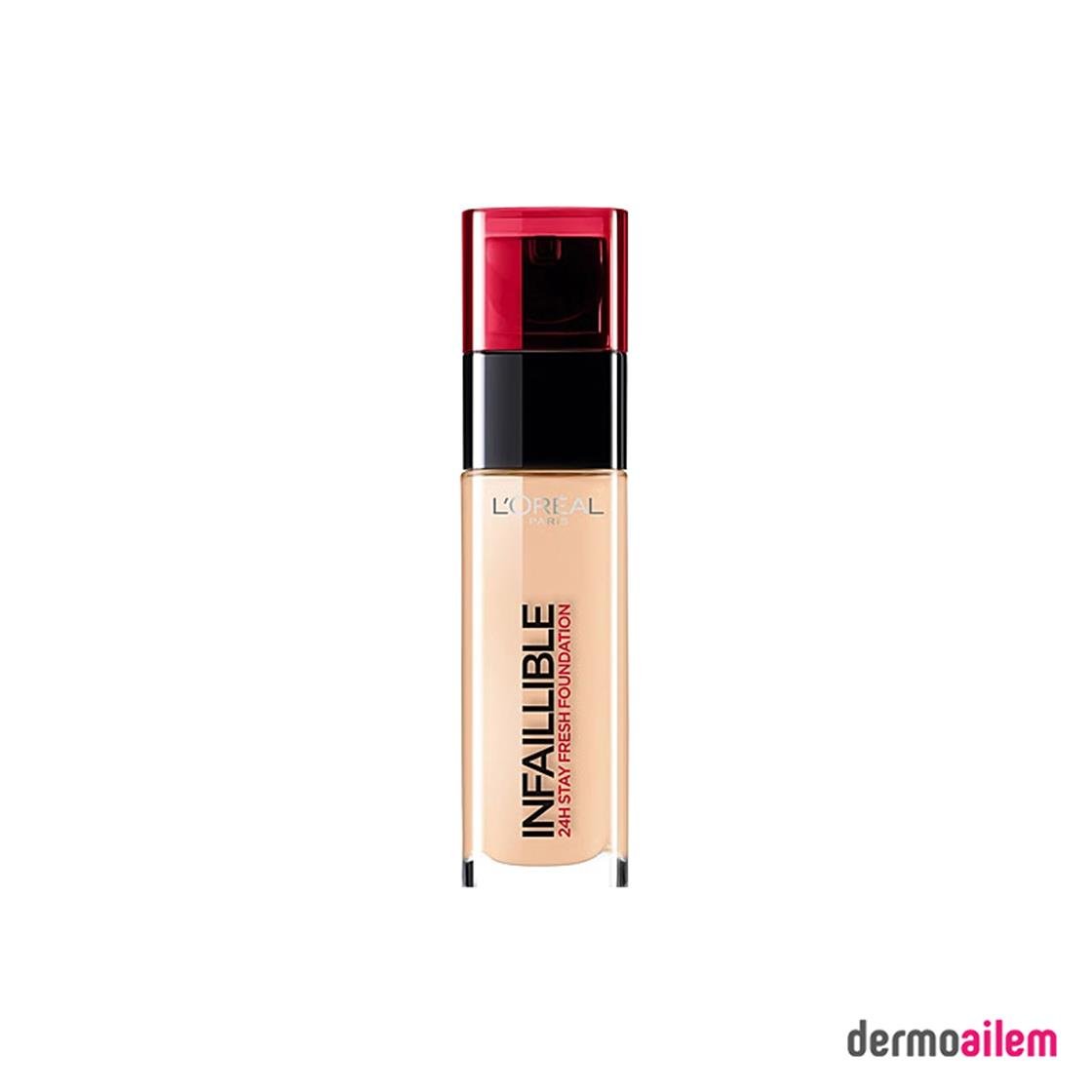 FondötenLoreal ParisLoreal Paris Infaillible 32H Fresh Wear C Vitaminli SPF 25+ Fondöten 220 Sable 30 ml