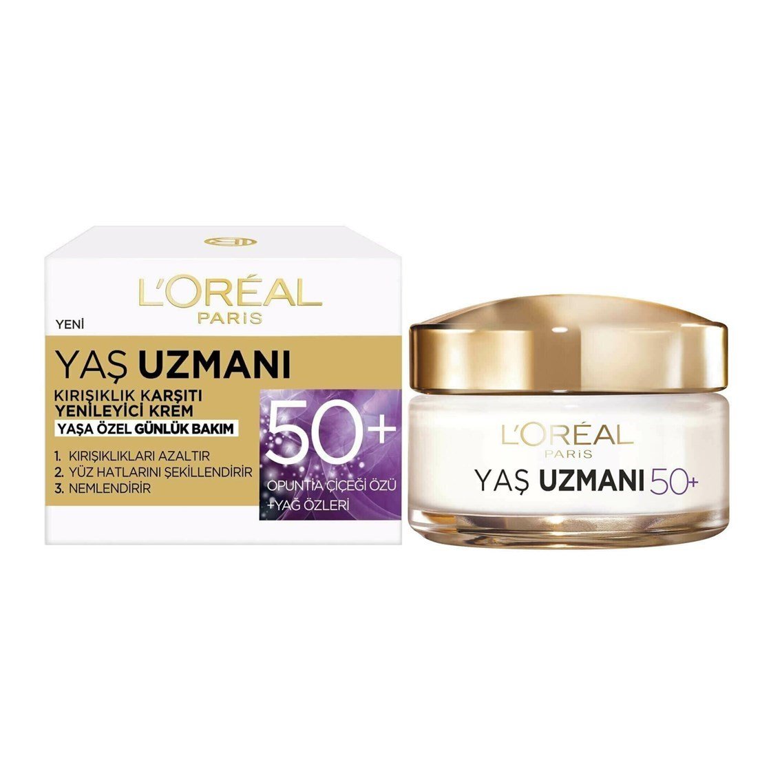Anti & Age ÜrünleriLoreal ParisLoreal Paris Yaş Uzmanı Kırışıklık Karşıtı Yenileyici Krem 50+ 50 ml