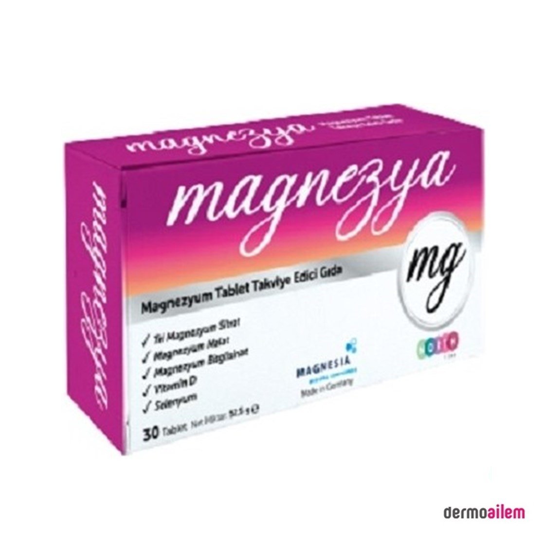 Takviye Edici GıdalarNorthlineMagnezya 30 Tablet