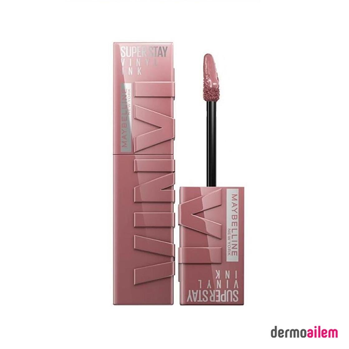 RujMaybellineMaybelline Super Stay Vinyl Ink Likit Parlak Ruj 110 Awestruck