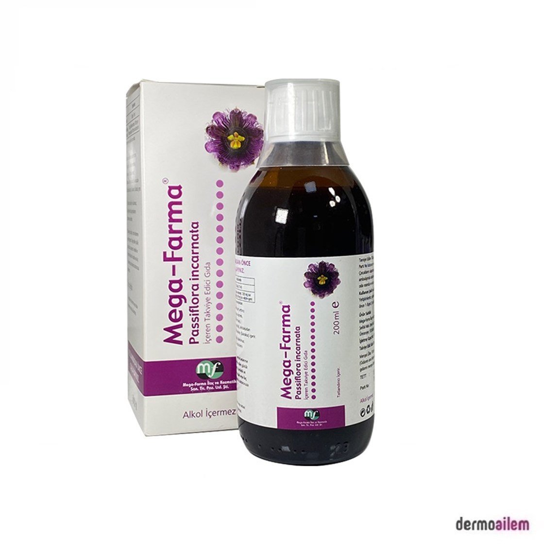 Takviye Edici GıdalarMega-FarmaMega-Farma Passiflora Incarnata Takviye Edici Gıda 200 ml