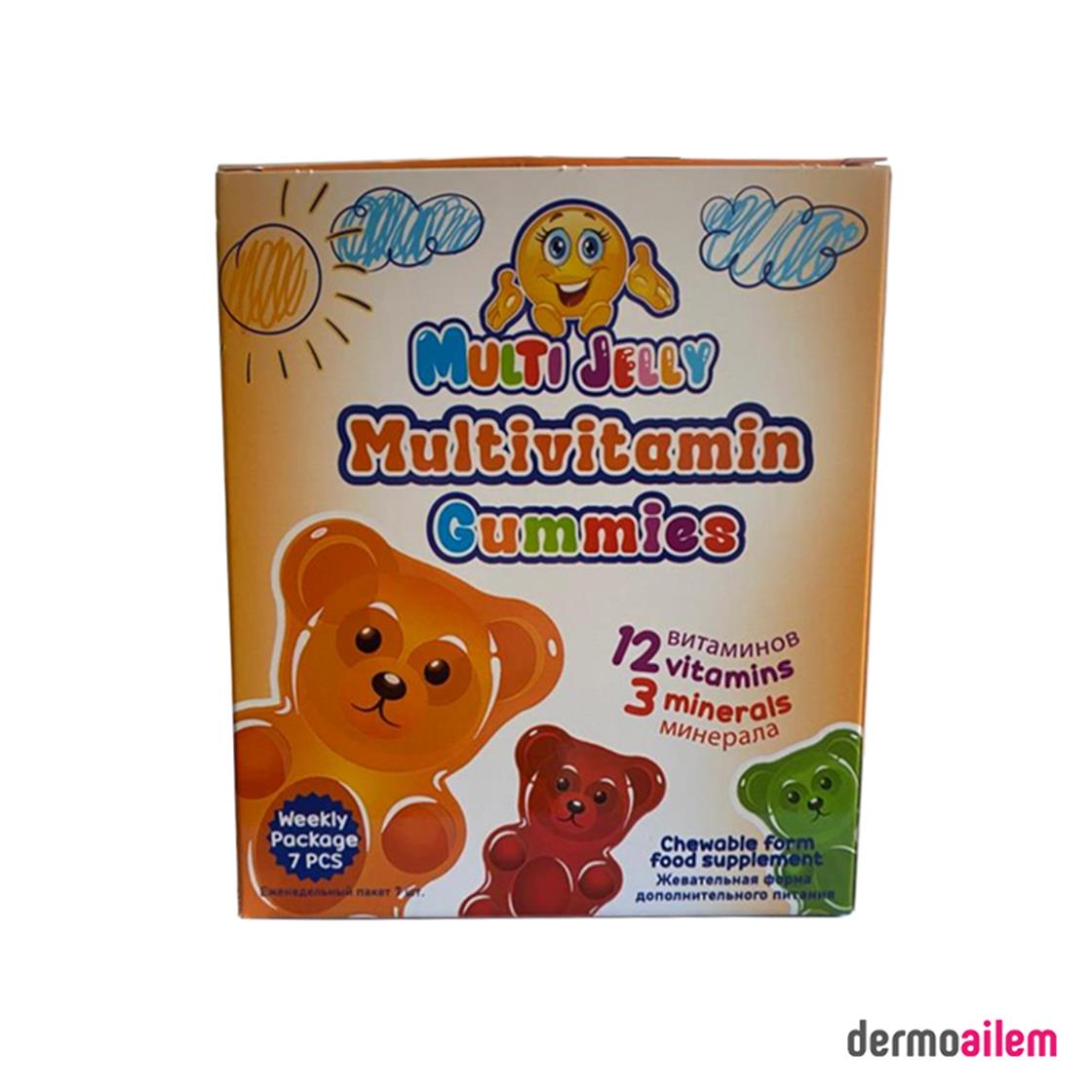 MultivitaminlerSanpharmaMulti Jelly Multivitamin 7 Paket Çiğnenebilir Form