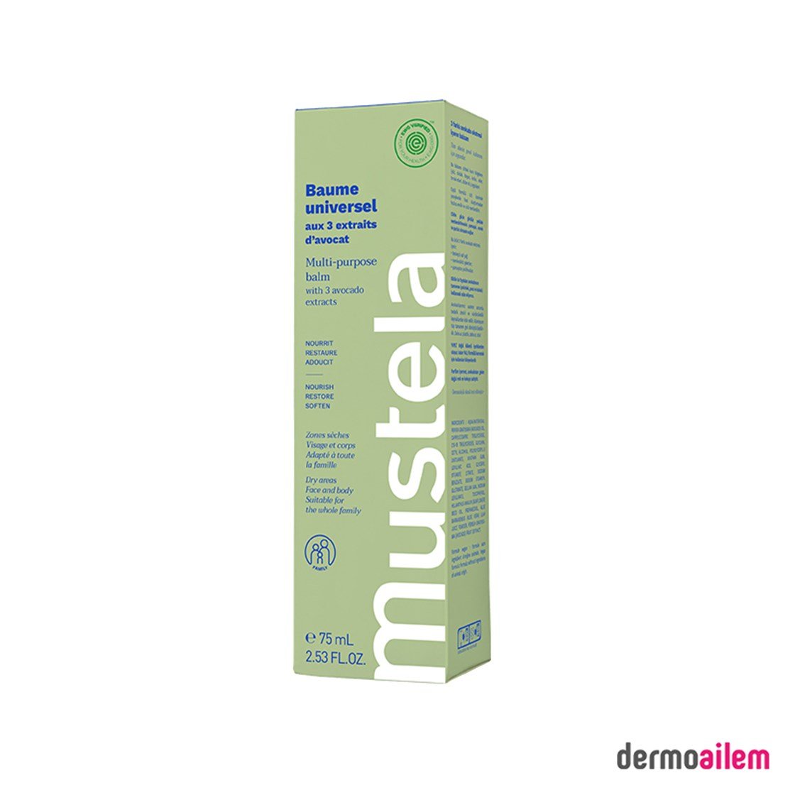 Vücut KremiMustelaMustela 3 Etkili Avokado Balsam 75 ml