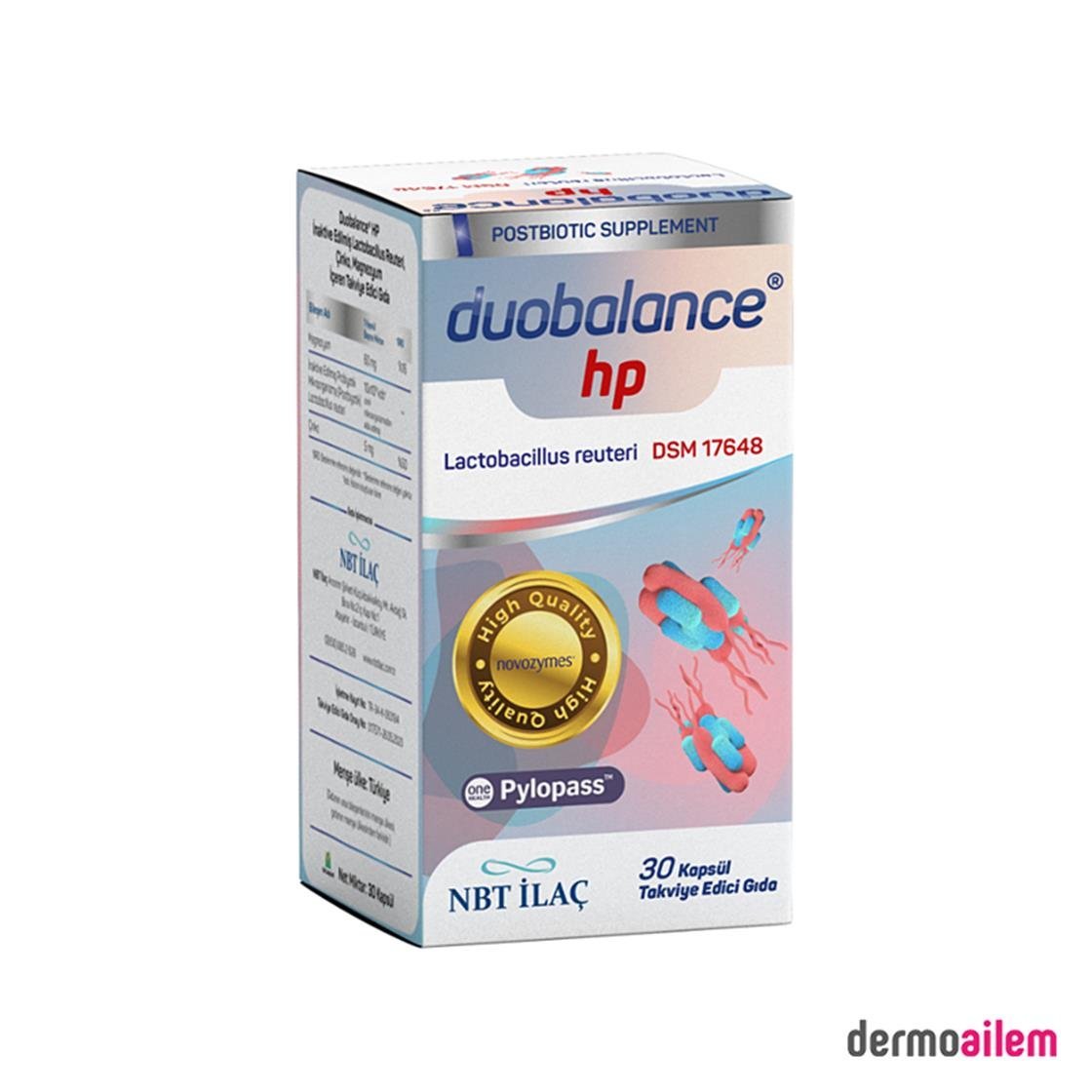 Takviye Edici GıdalarNBTLİFENbt Life Duobalance Hp 30 Kapsül