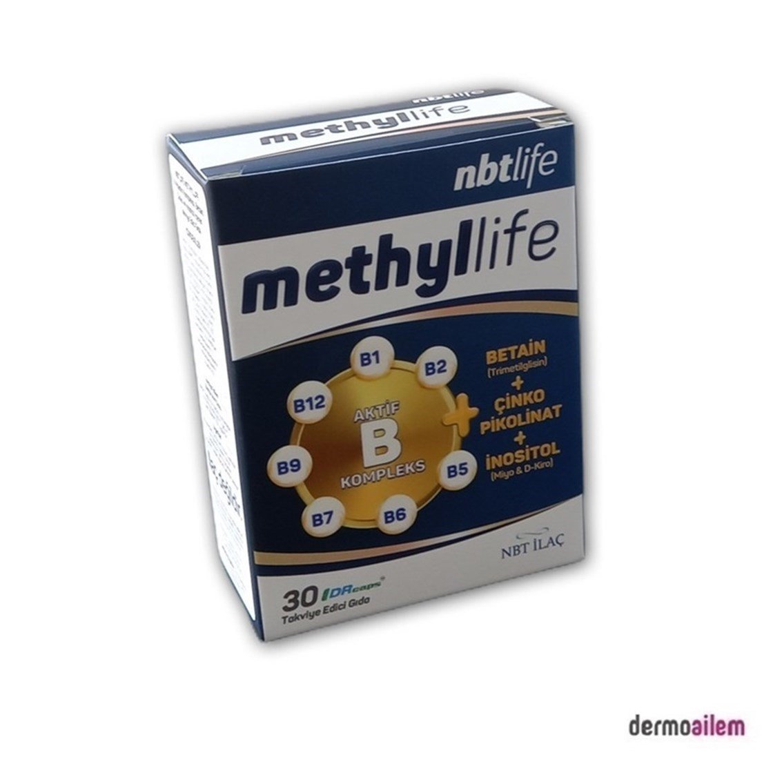 Takviye Edici GıdalarNBTLİFENbt Life Methylife 30 Kapsül