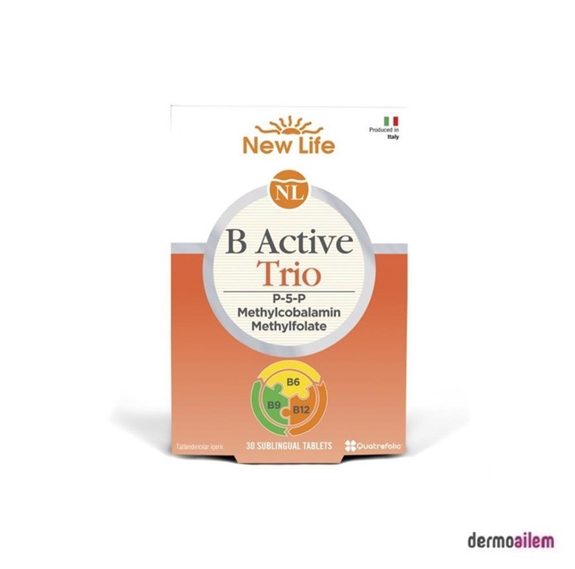 Takviye Edici GıdalarNewlifeNew Life B Active Trio 30 Kapsül