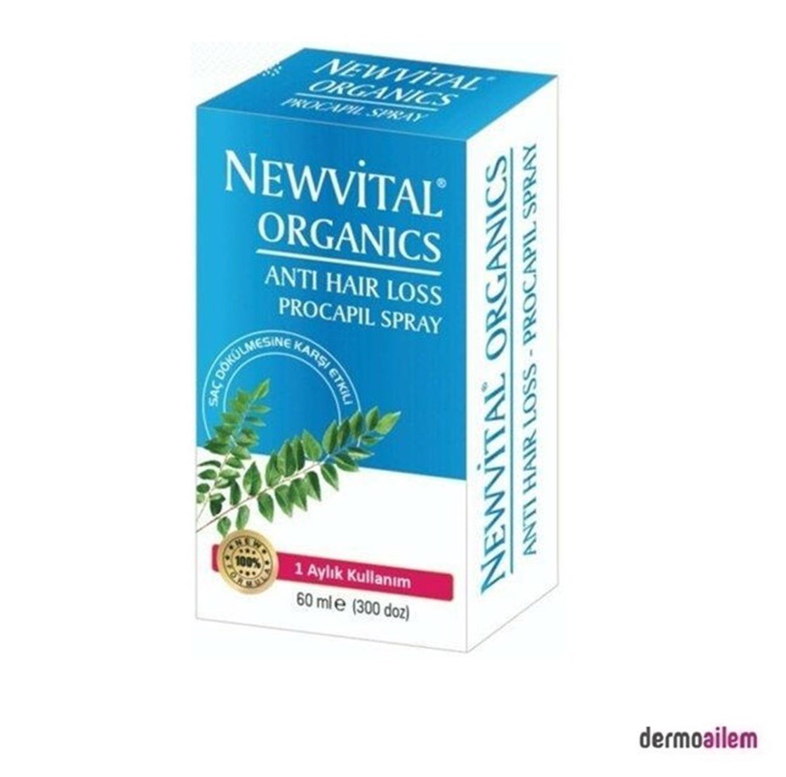 Saç DökülmesiRcFarmaNewvital Organics Anti-Hair Loss Procapil Sprey 60 ml