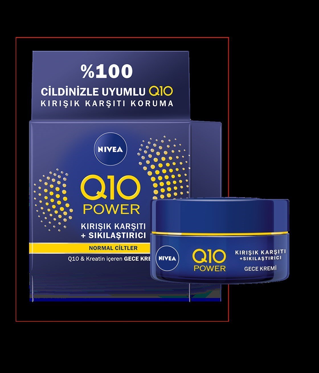 Anti & Age ÜrünleriNiveaNivea Q10 Power Kırışık Karşıtı ve Sıkılaştırıcı Gece Kremi 50 ml