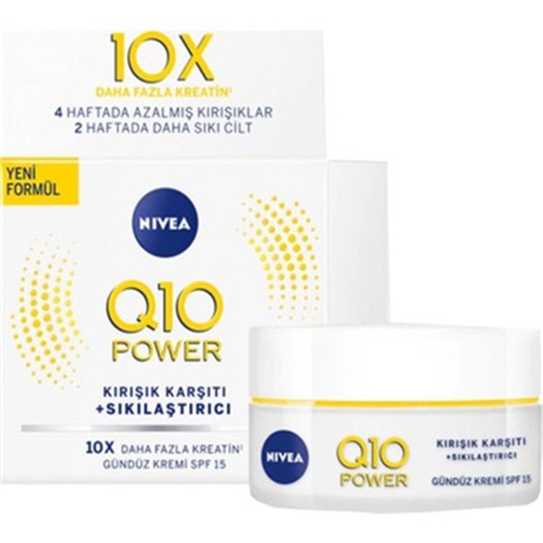 Anti & Age ÜrünleriNiveaNivea Q10 Power Kırışık Karşıtı ve Sıkılaştırıcı Gündüz Kremi 50 ml
