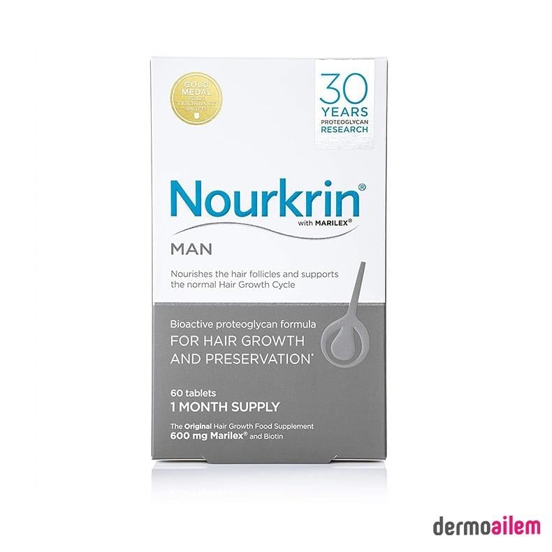 Saç DökülmesiNourkrinNourkrin Man 60 Tablet