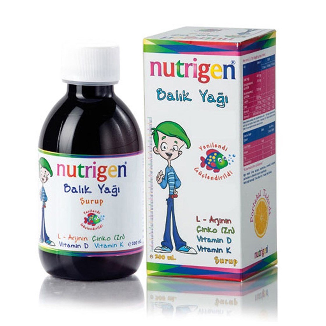 Omega 3 & Balık YağlarıNutrigenNutrigen Balık Yağı Şurup 200 ml