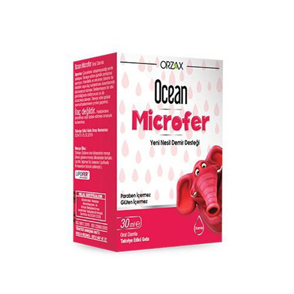 MultivitaminlerOrzaxOcean Microfer Damla 30 ml