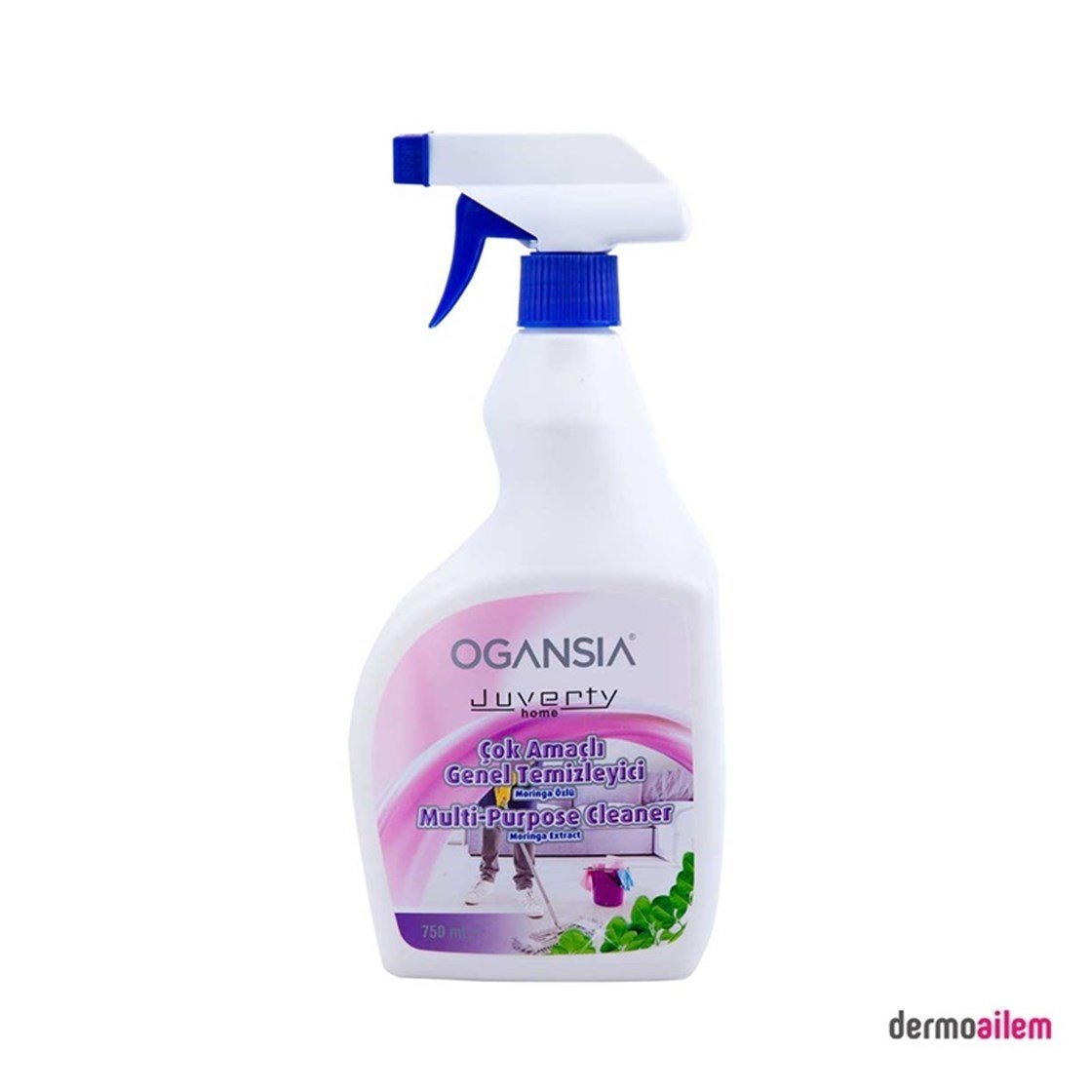 Yüzey Temizleme ÜrünleriOgansiaOgansia Moringa Özlü Çok Amaçlı Genel Temizleyici 750 ml