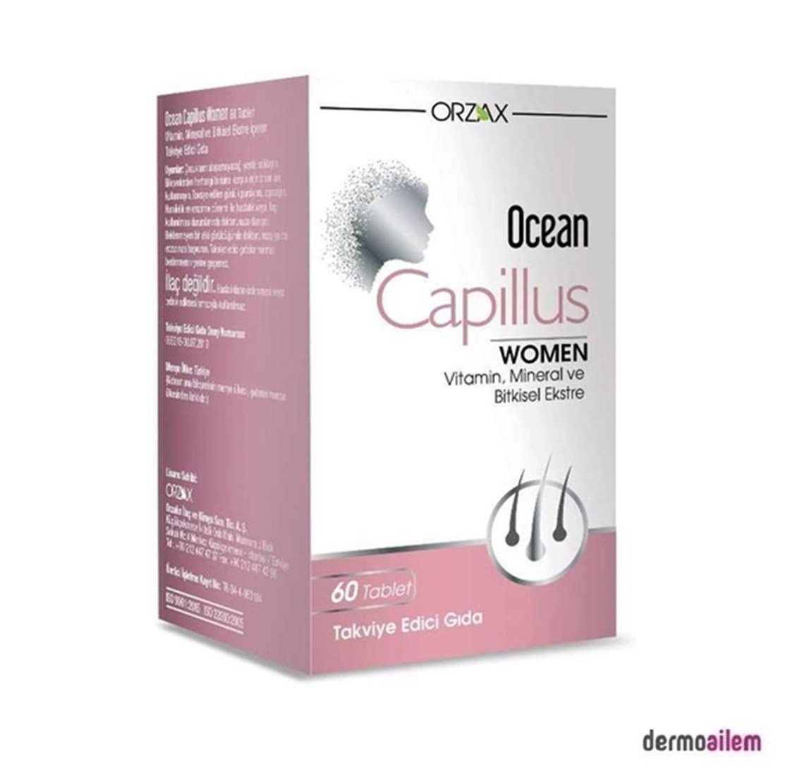 Takviye Edici GıdalarOrzaxOrzax Ocean Capillus Women 60 Tablet