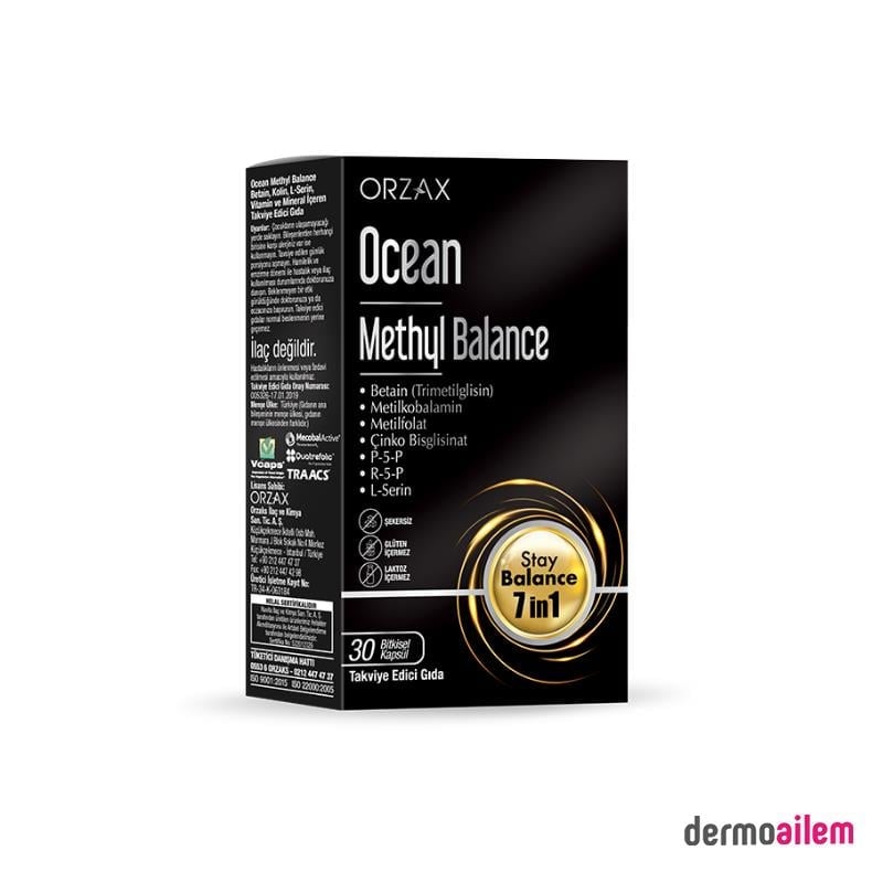 Takviye Edici GıdalarOrzaxOrzax Ocean Methyl Balance 30 Kapsül
