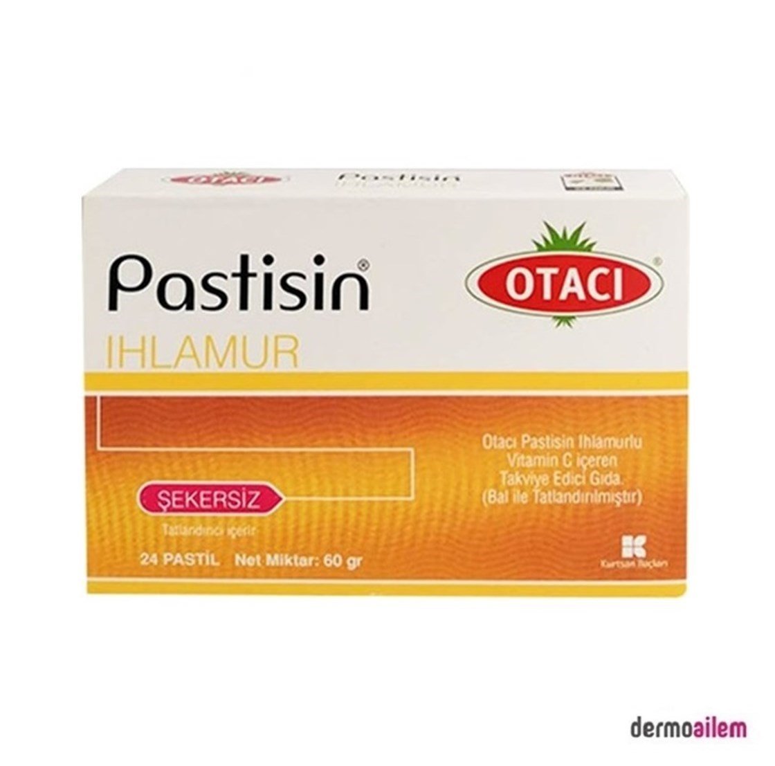Takviye Edici GıdalarOtacıOtacı Pastisin Ihlamur - Bal 24 Pastil 60 gr