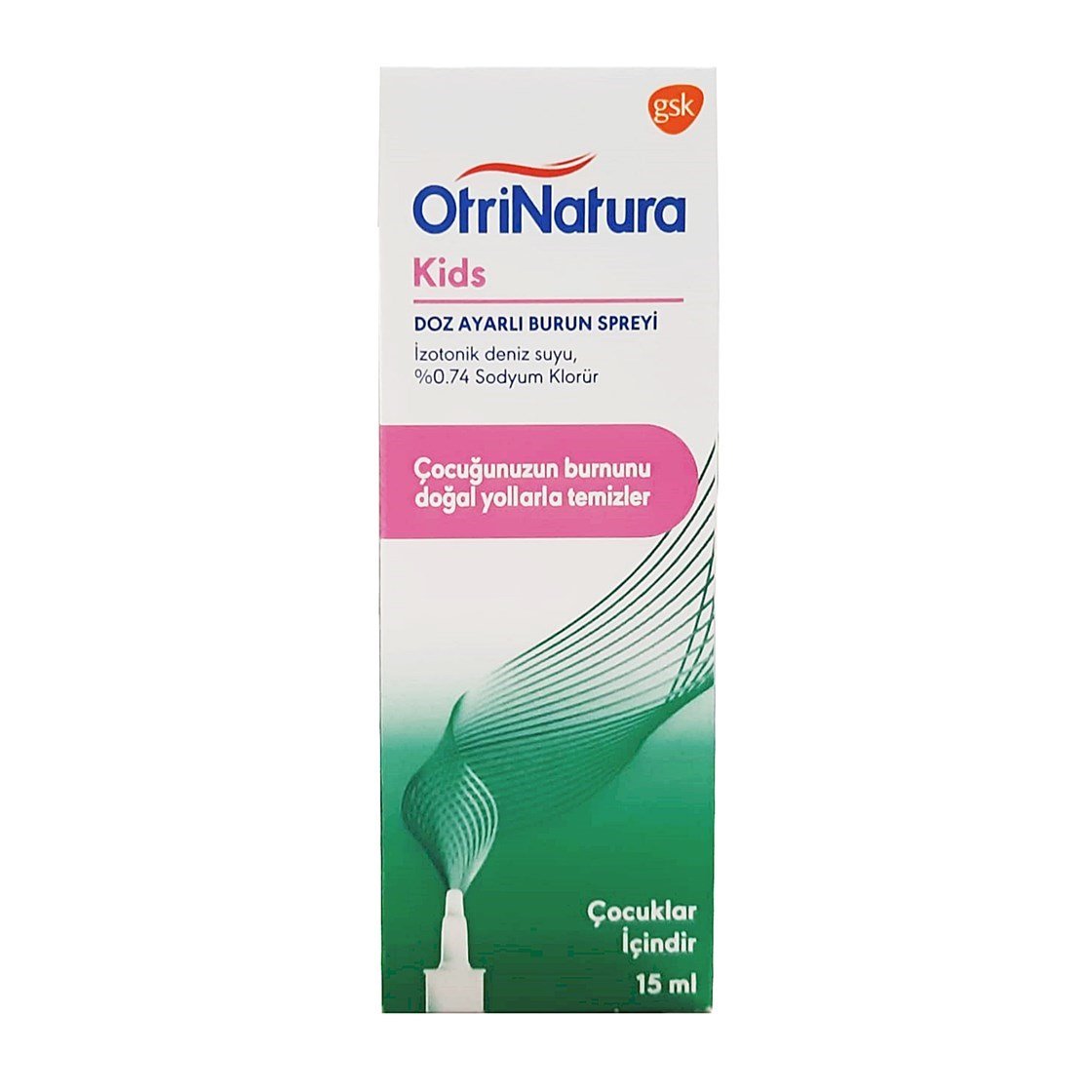 Bebek Sağlık ÜrünleriOtrinaturaOtriNatura Kids İzotenik Deniz Suyu 15 ml Doz Ayarlı Burun Spreyi