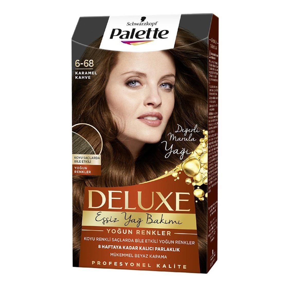 Saç BoyalarıPALETTEPalette 6-68 Karamel Kahve Saç Boyası