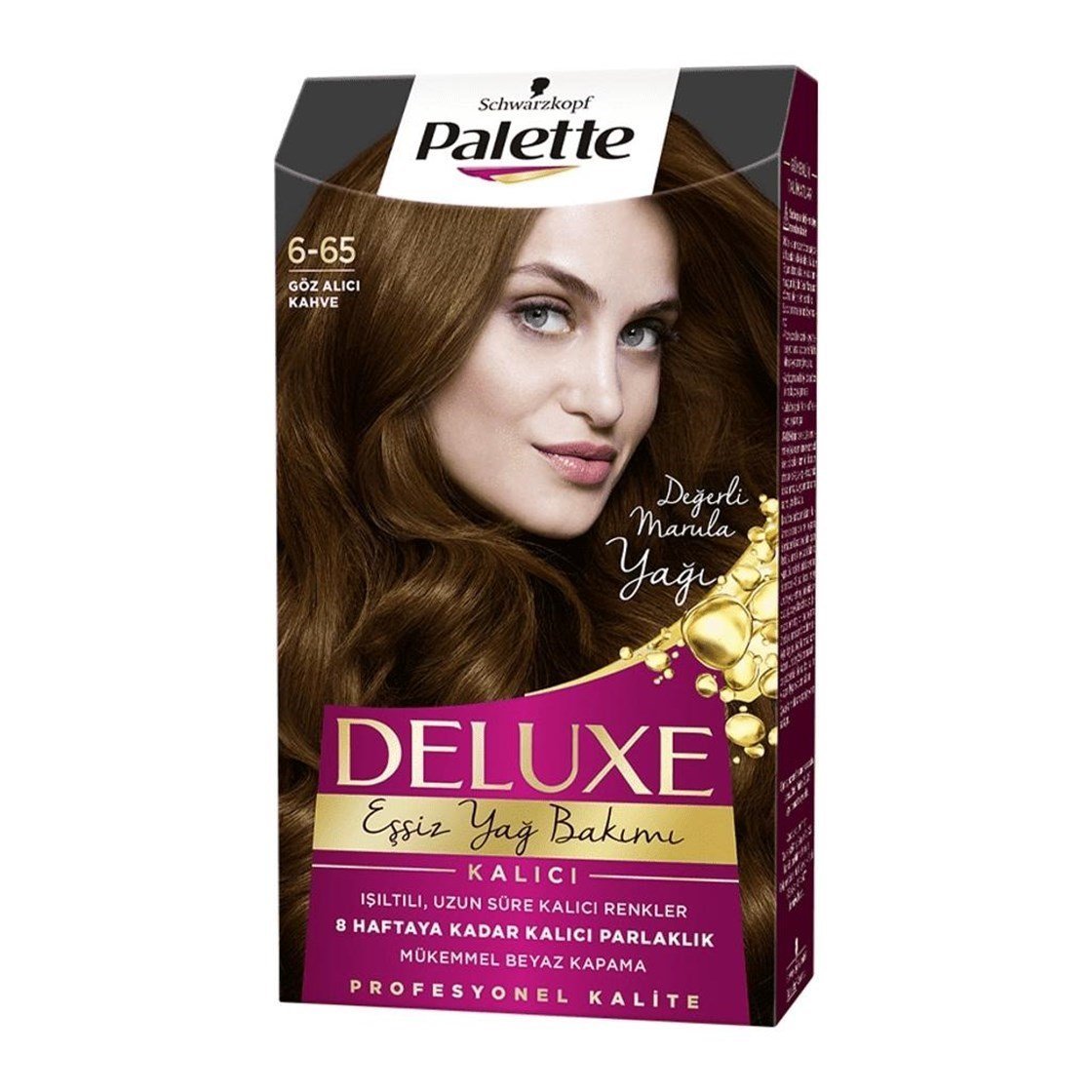 Saç BoyalarıPALETTEPalette Deluxe 6-65 Göz Alıcı Kahve Saç Boyası