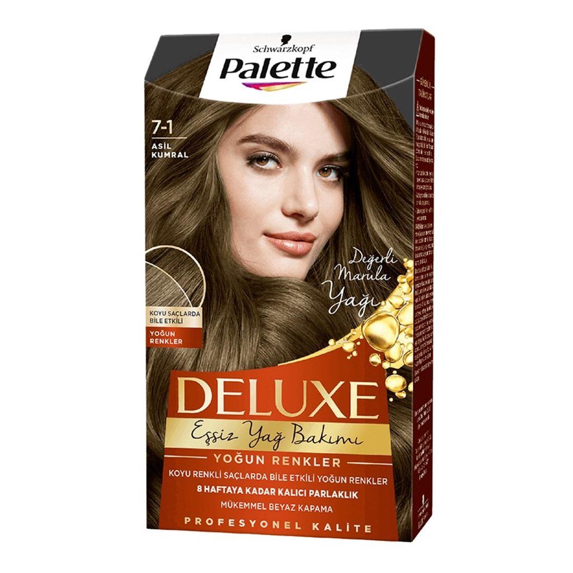Saç BoyalarıPALETTEPalette Deluxe 7-1 Asil Kumral Saç Boyası