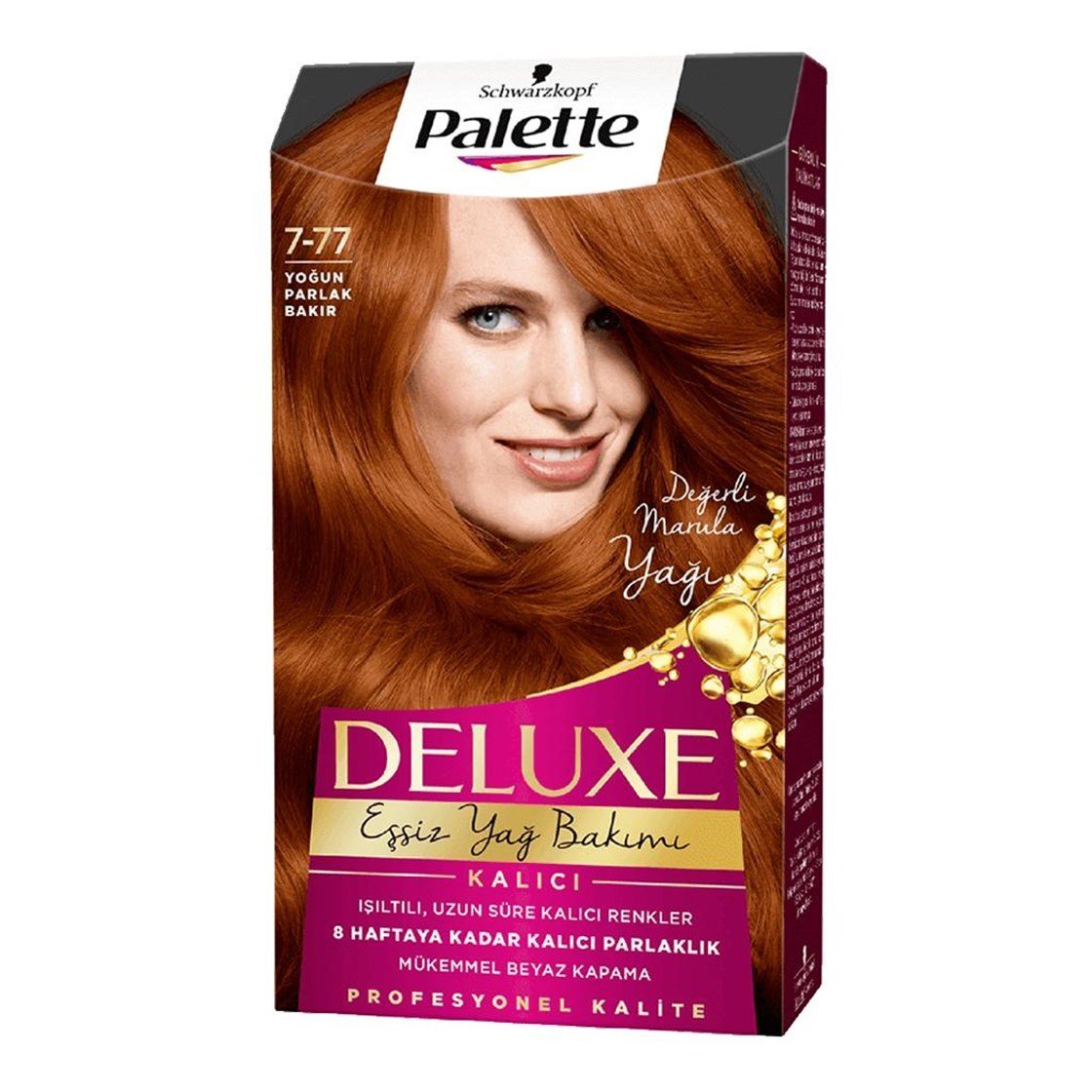 Saç BoyalarıPALETTEPalette Deluxe 7-77 Yoğun Parlak Bakır Saç Boyası