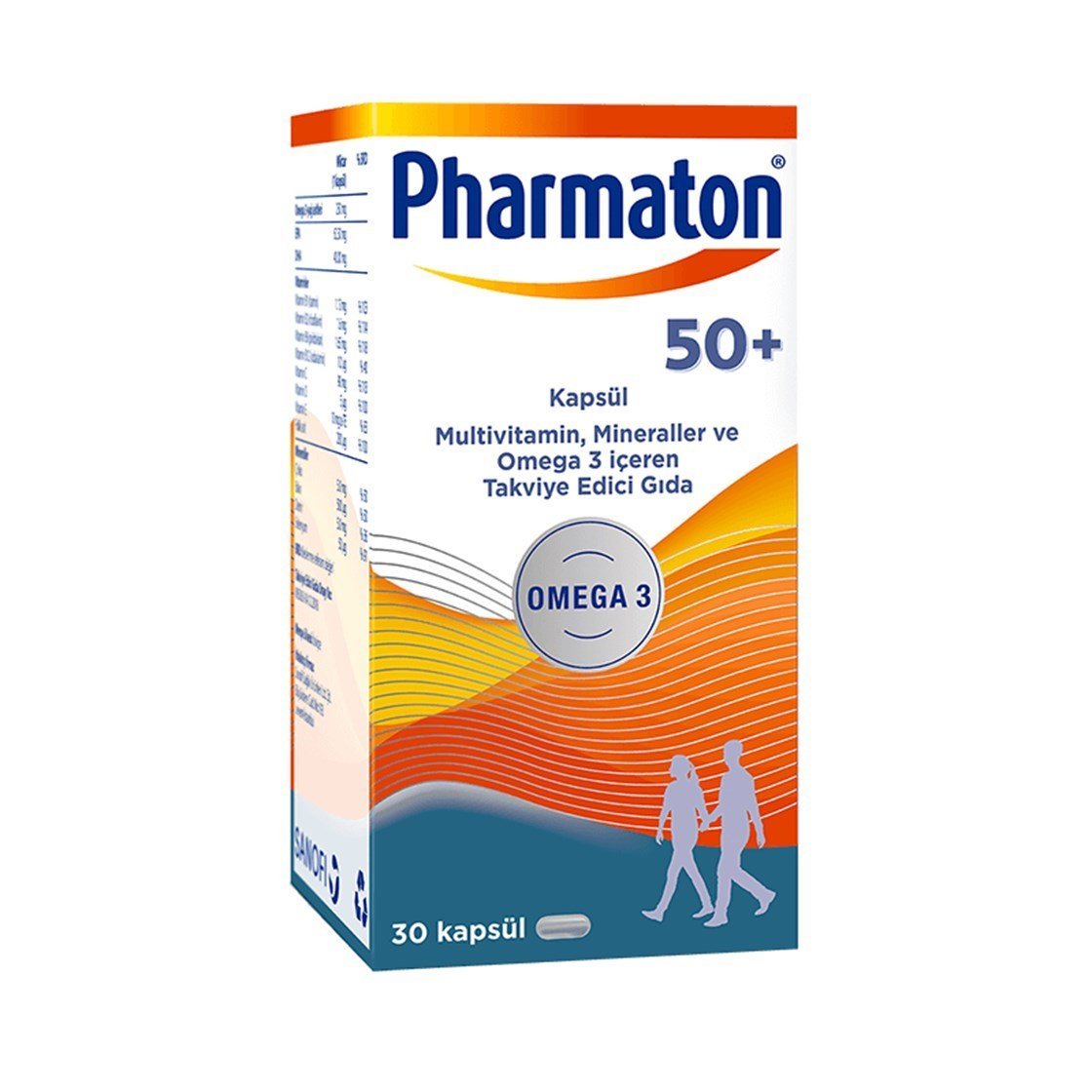 Takviye Edici GıdalarPharmatonPharmaton 50 Plus 30 Kapsül