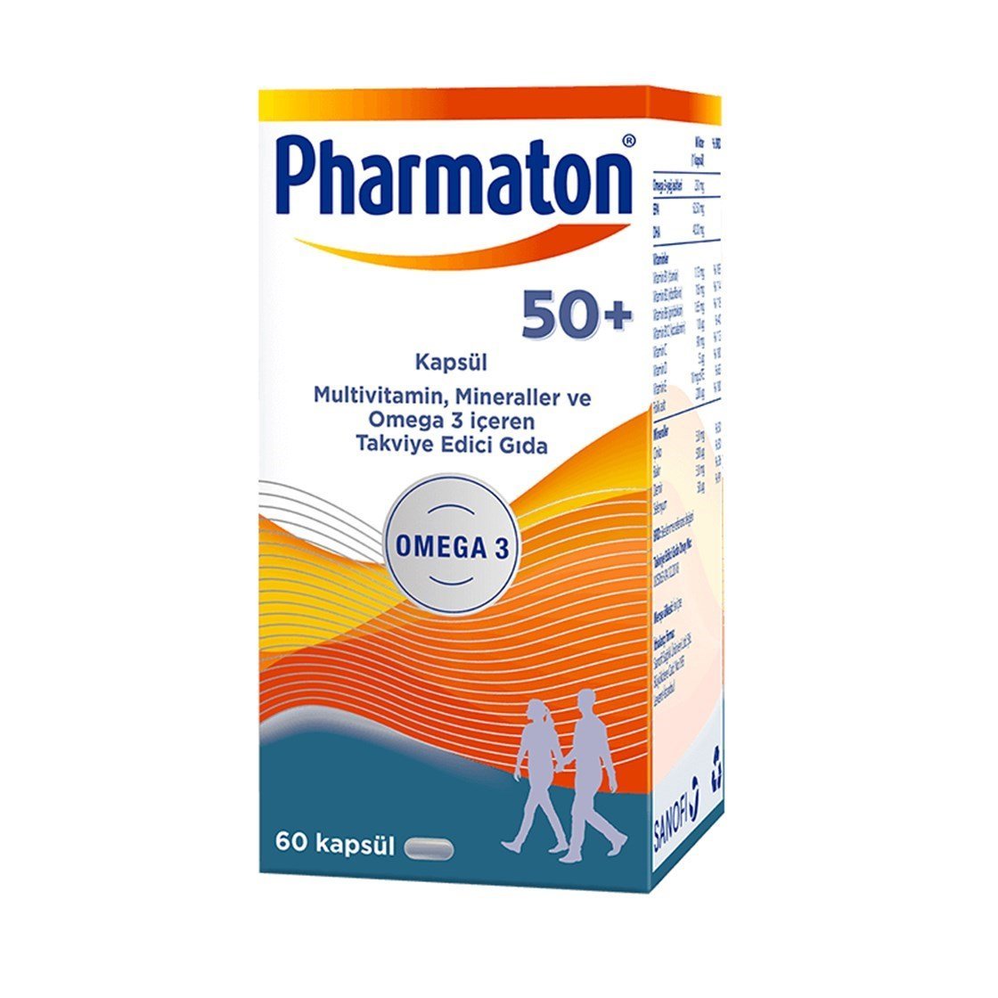 Takviye Edici GıdalarPharmatonPharmaton 50 Plus 60 Kapsül