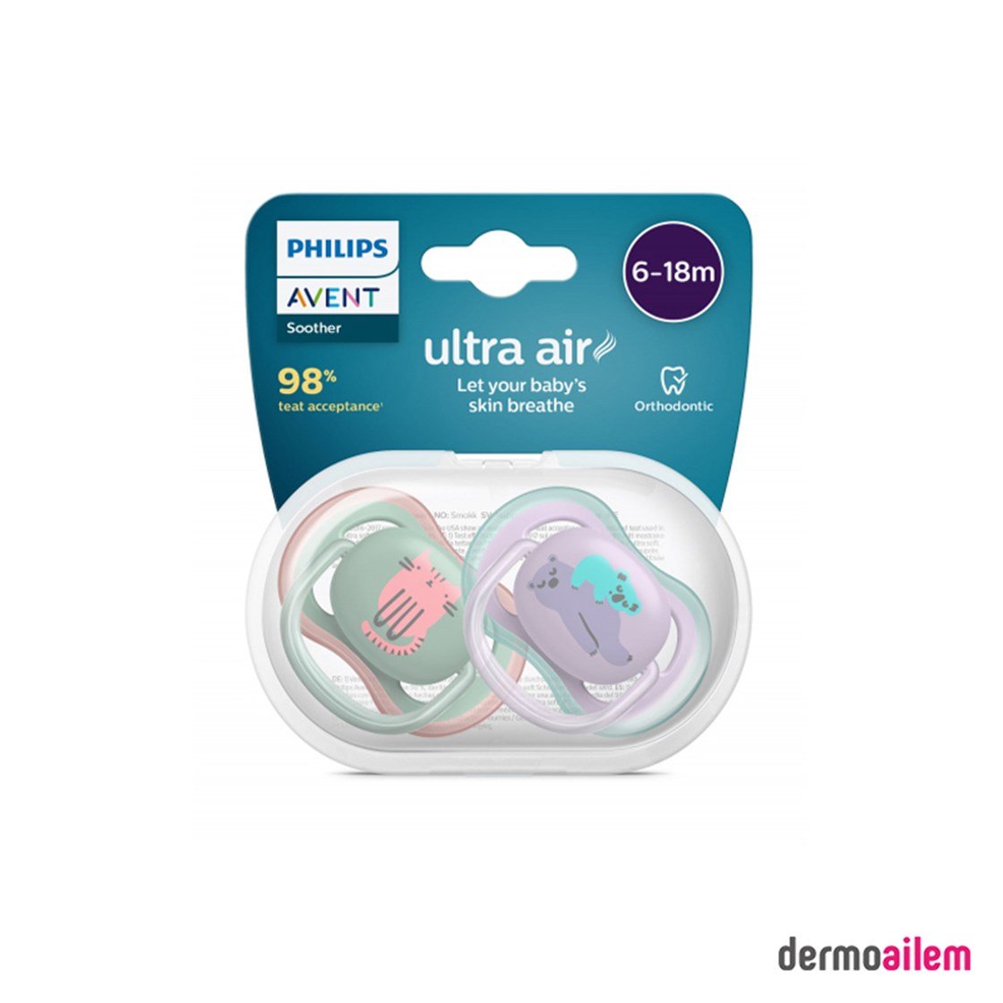 Biberon & Emzik & OyuncakPhilips AventPhilips Avent Emzik Ultra Air Kız 6-18 Ay