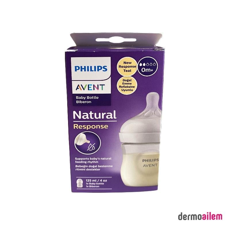 Biberon & Emzik & OyuncakPhilips AventPhilips Avent Natural Response PP 125 ml Biberon SCY900/01
