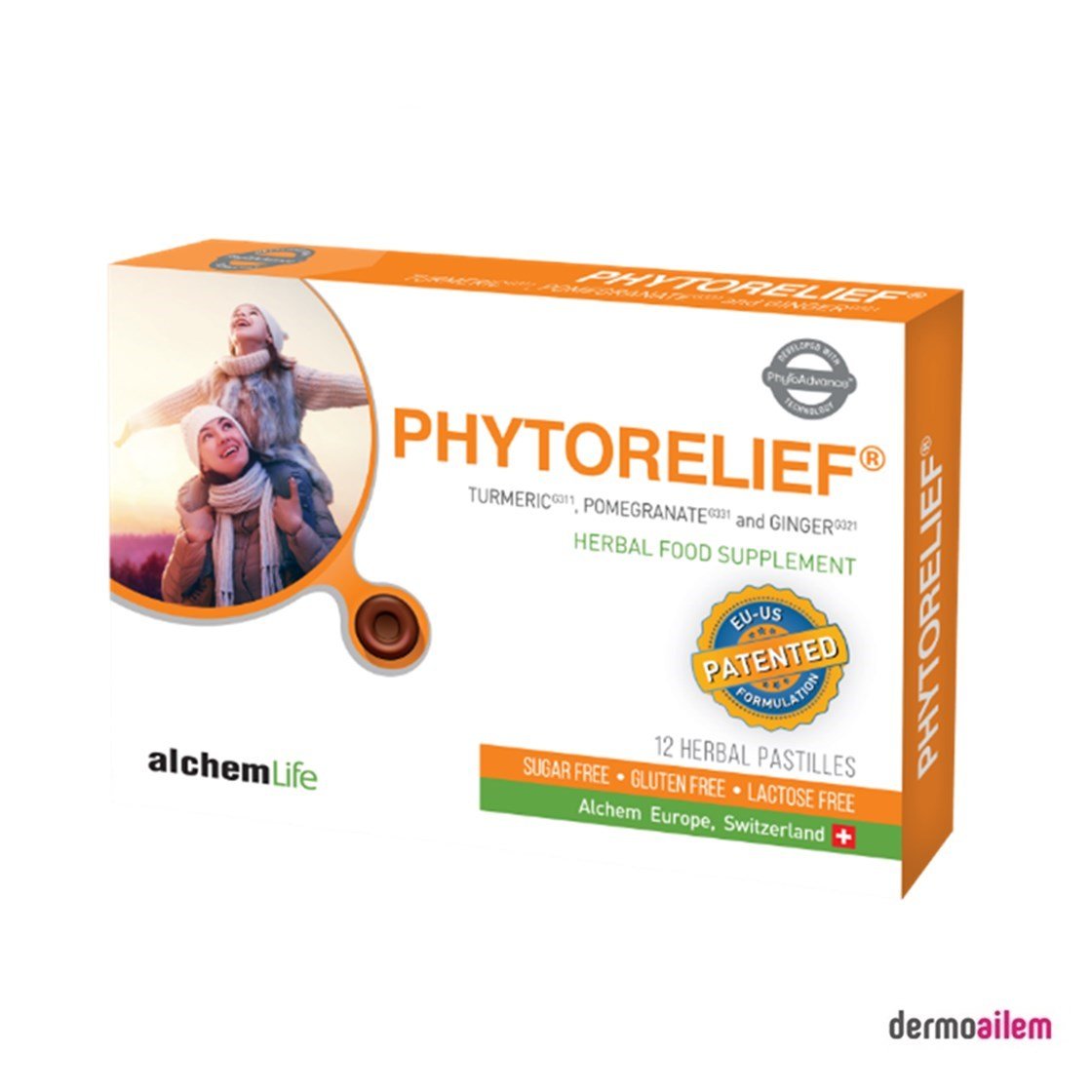 Takviye Edici GıdalarAlchemLifePhytorelief CC 12 Pastil