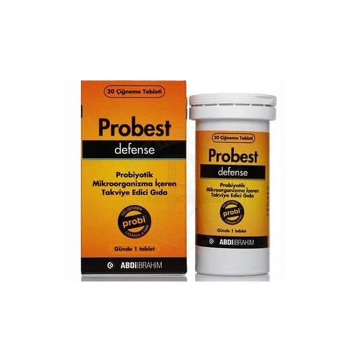 ProbiyotiklerAbdi İbrahimProbest Defense 20 Çiğneme Tablet (SKT:05/2022)