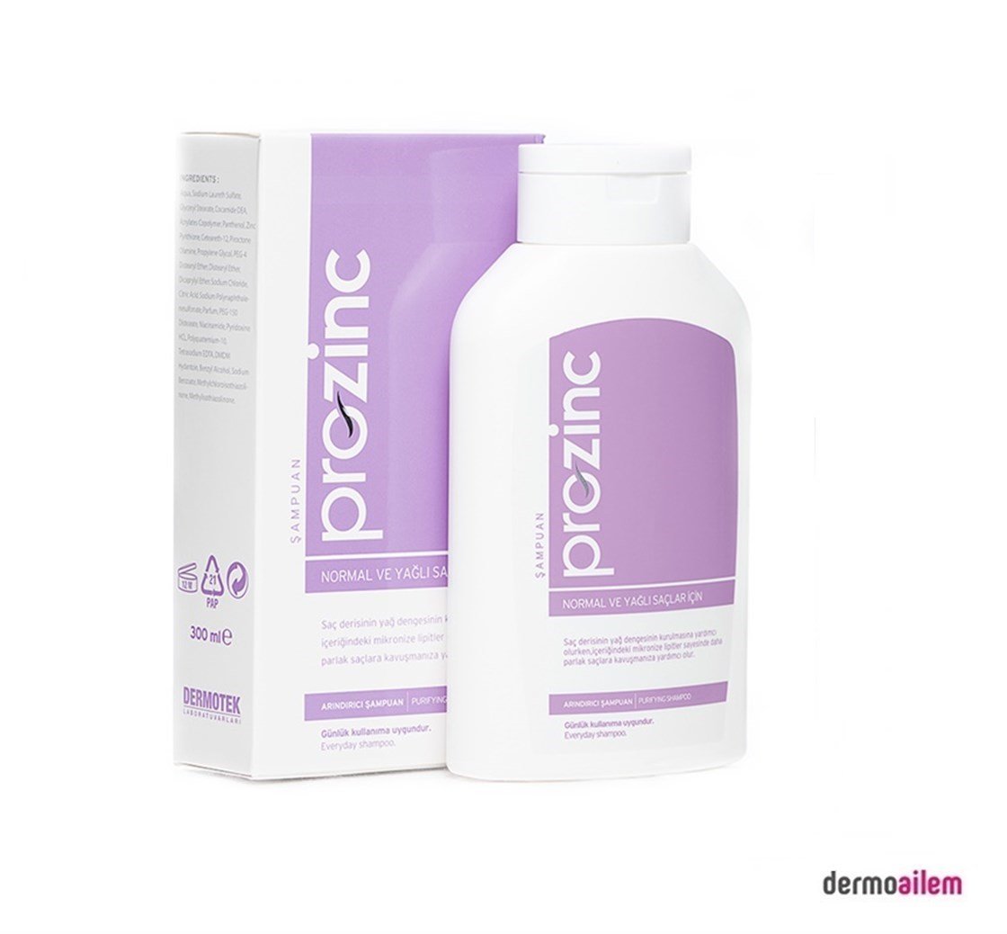 Kepek KarşıtıProzincProzinc Arındırıcı Şampuan Kepekli Ve Yağlı Saçlar İçin 300 ml