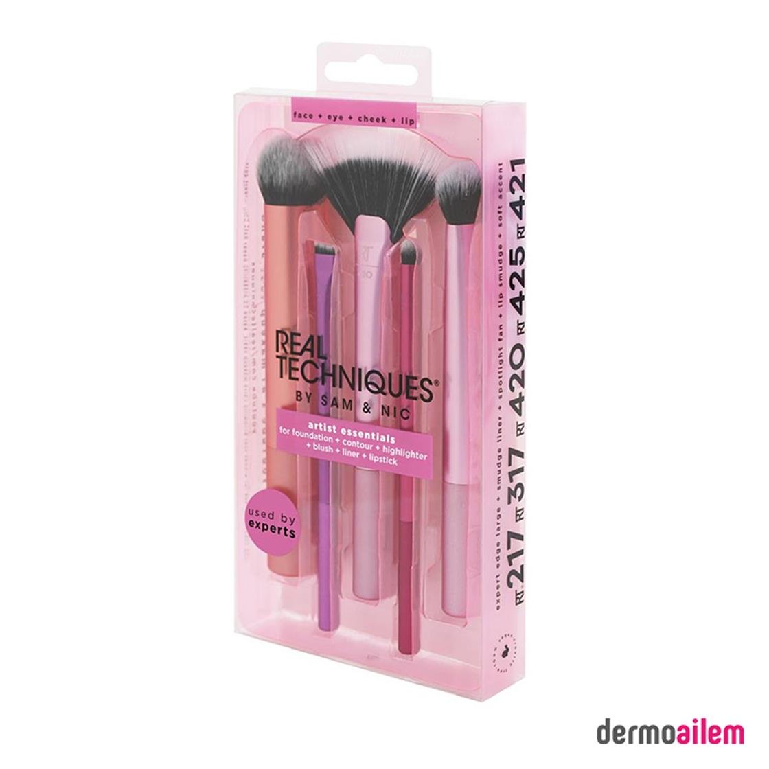 Fırça SetleriReal TechniquesReal Techniques Artist Essentials Makeup Brush Set 5'li