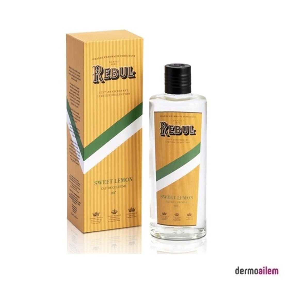 KolonyaRebulRebul 125.Yıl Sweet Lemon Kolonya Cam Şişe 270 ml