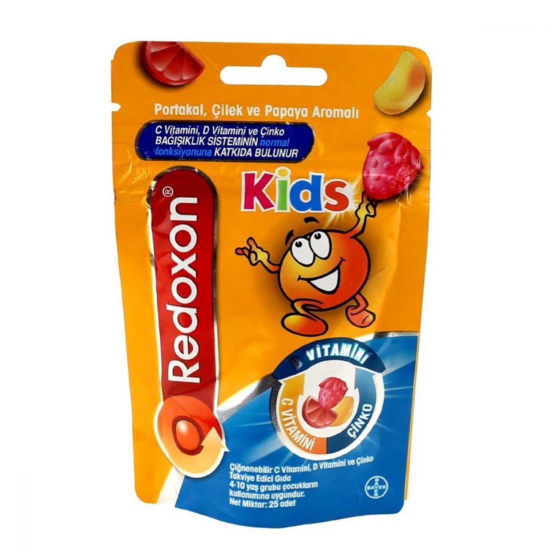 Takviye Edici GıdalarRedoxonRedoxon Kids Çiğnenebilir Takviye Edici Gıda 25 Adet