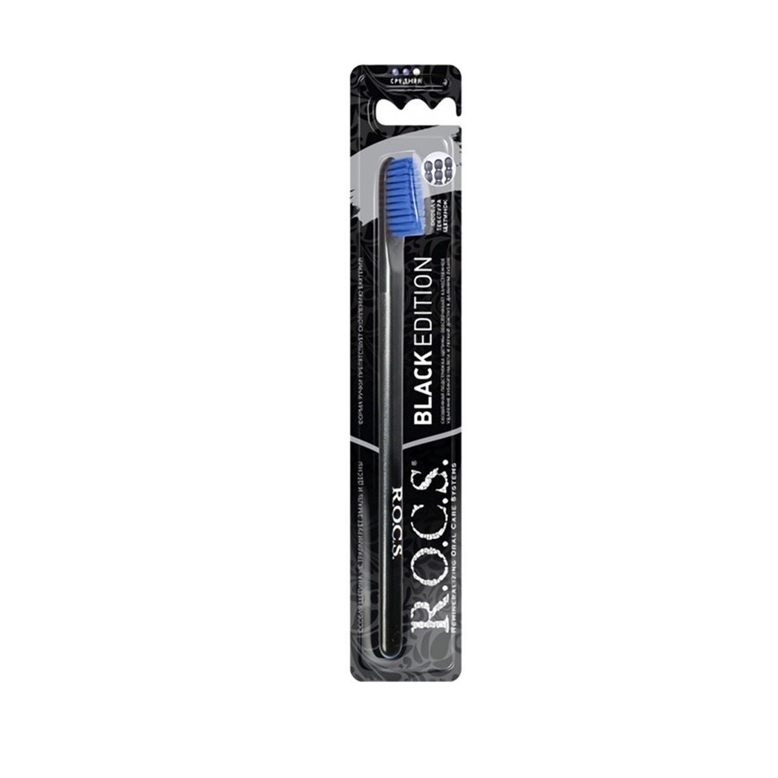 Diş FırçalarıRocsROCS Black Edition Diş Fırçası Medium
