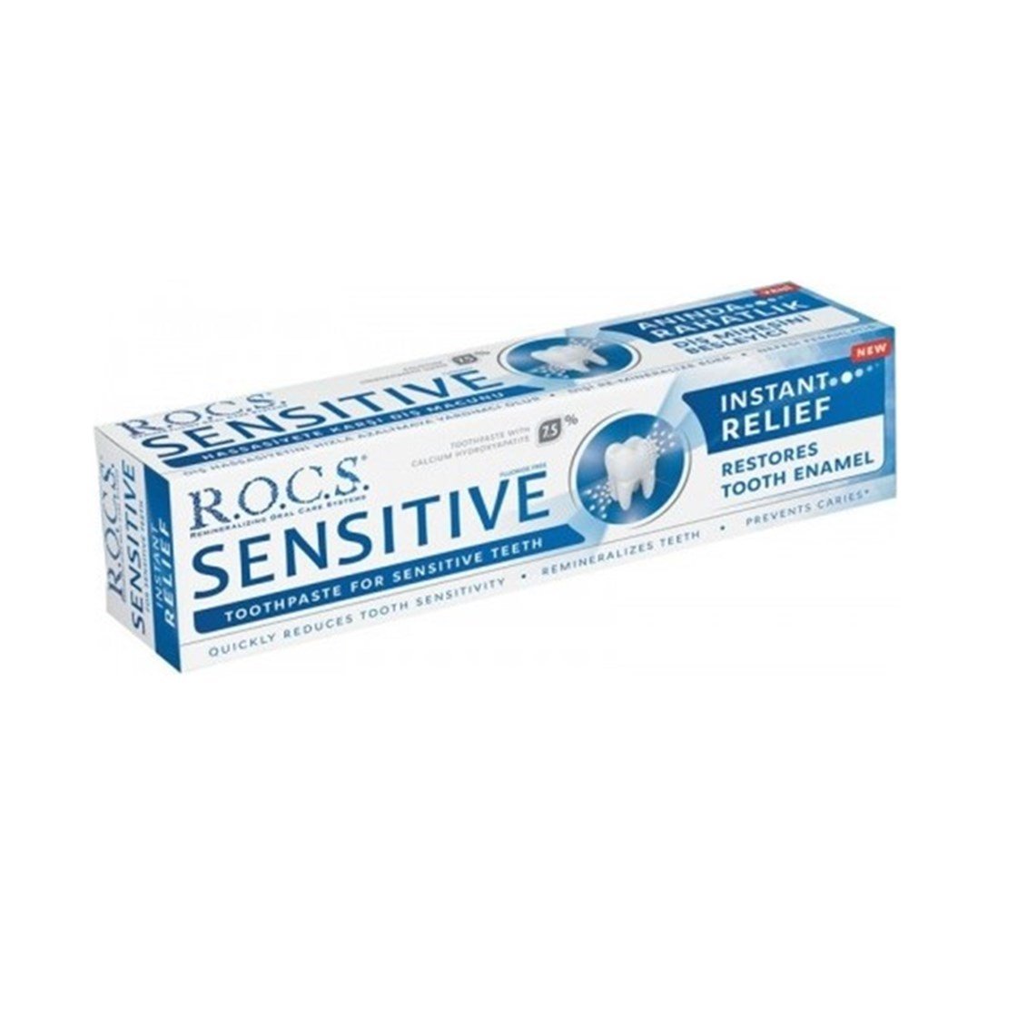 Diş MacunlarıRocsRocs Sensitive Instant Relief 75 Ml