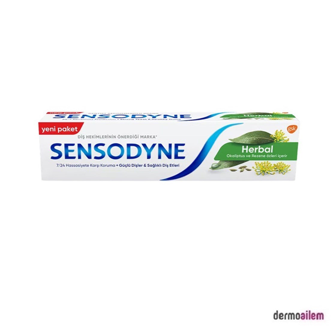 Diş MacunlarıSensodyneSensodyne Herbal Okaliptus ve Rezene Özlü Diş Macunu 100 ml