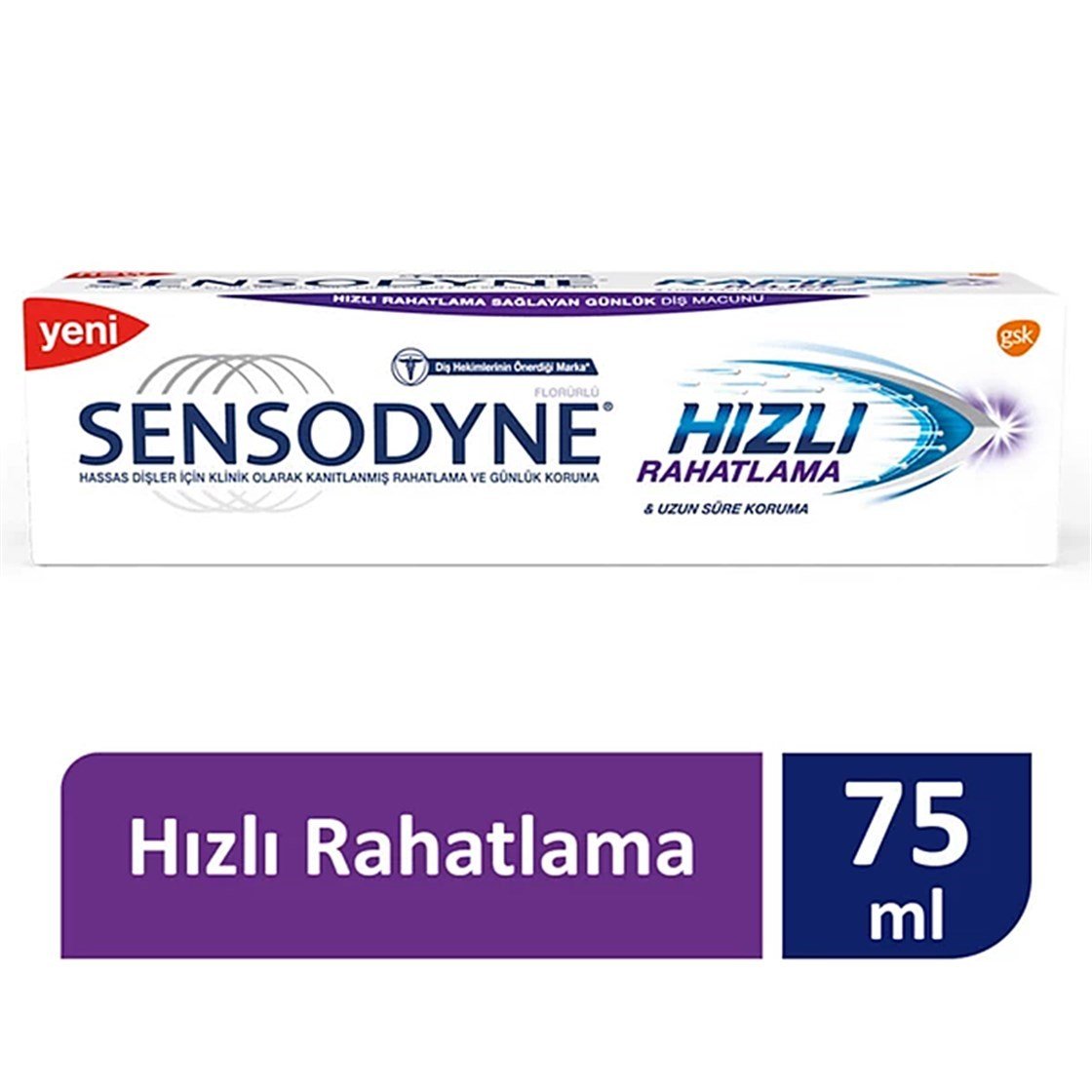 Diş MacunlarıSensodyneSensodyne Hızlı Rahatlama Diş Macunu 75 ml