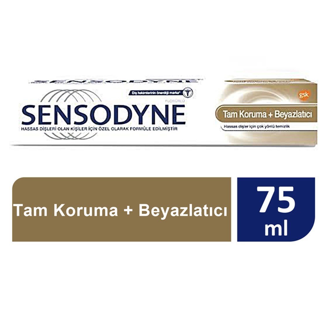 Diş MacunlarıSensodyneSensodyne Tam Koruma ve Beyazlatıcı Diş Macunu 75 ml