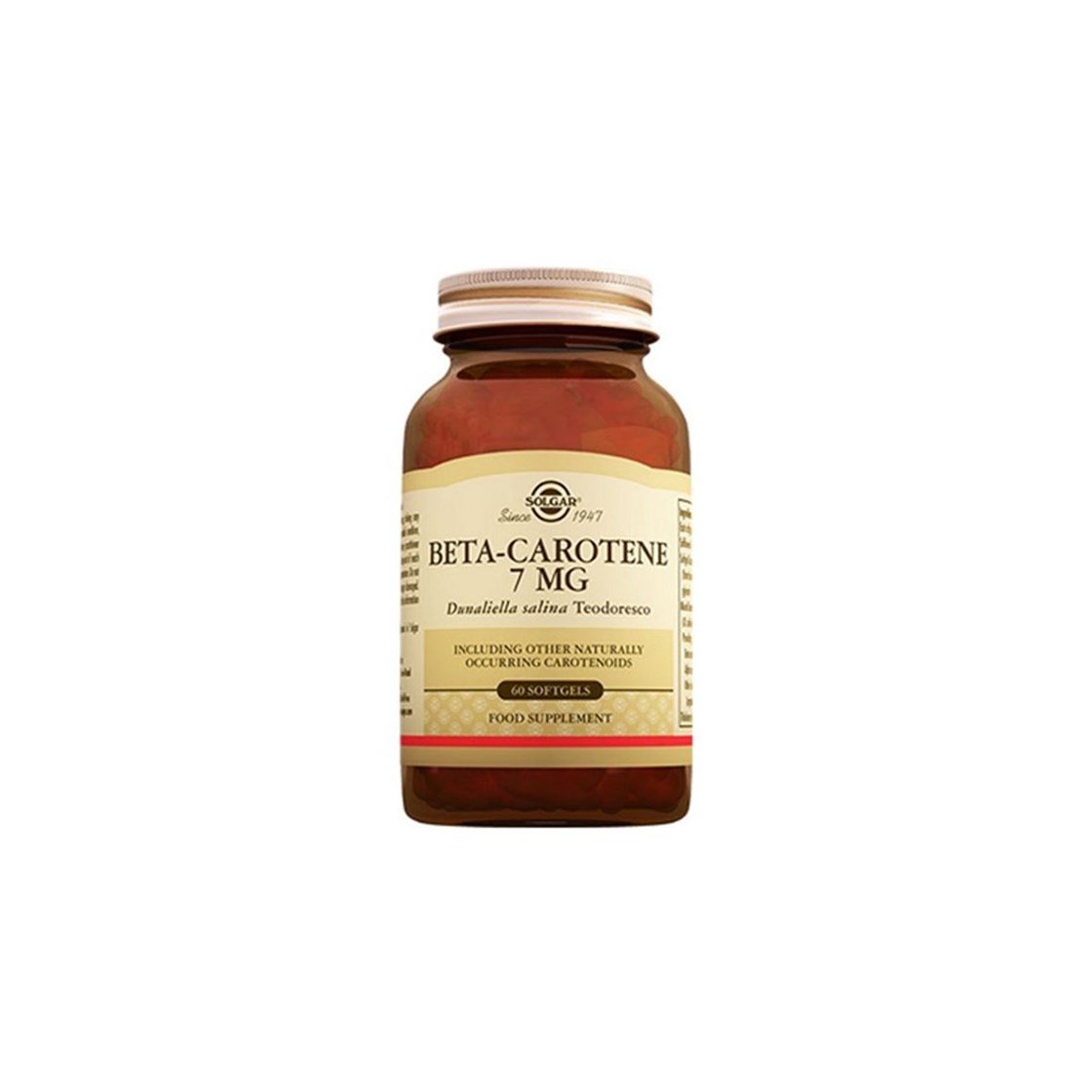 Takviye Edici GıdalarSolgarSolgar Beta Carotene 7 mg 60 Kapsül