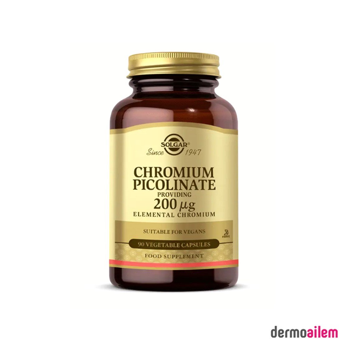 Takviye Edici GıdalarSolgarSolgar Chromium Picolinate  90 Kapsül