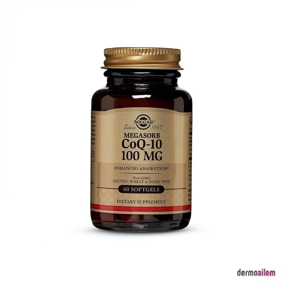 Takviye Edici GıdalarSolgarSolgar Coenzyme Q-10 100mg 60 Kapsül