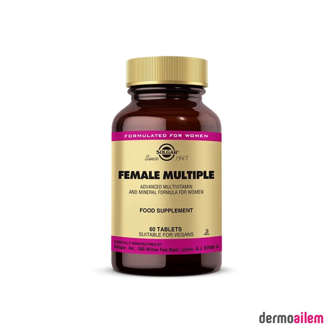 Takviye Edici GıdalarSolgarSolgar Female Multiple 60 Tablet