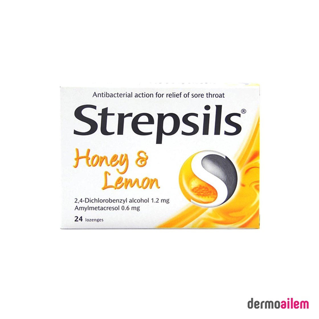 PastillerStrepsilsStrepsils Bal ve Limon Aromalı 24 Pastil