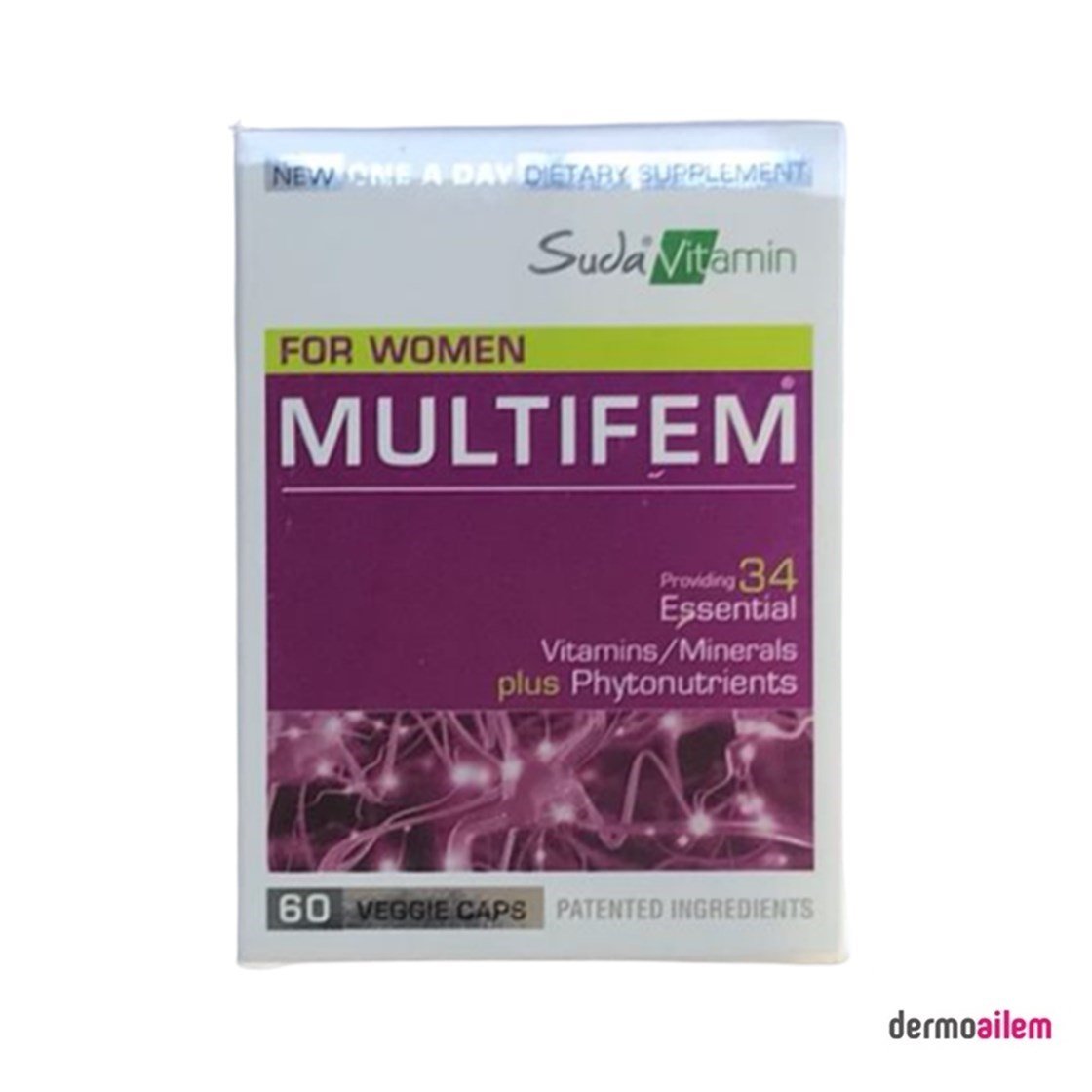 Takviye Edici GıdalarSuda VitaminSuda Vitamin Multifem 60 Kapsül Women