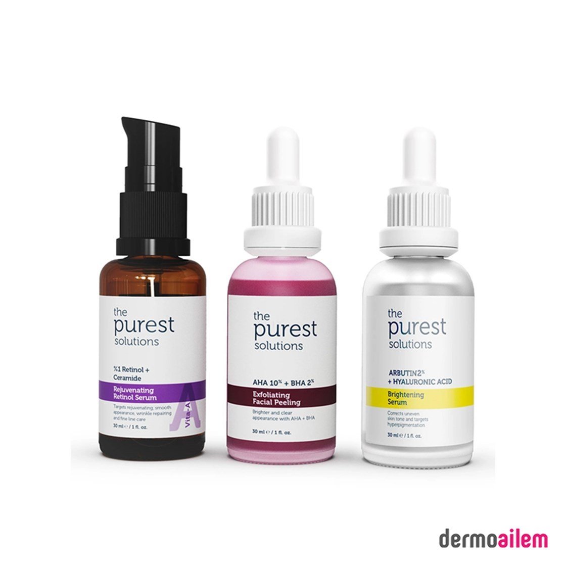 Lekeli Ciltler & AydınlatıcıThe Purest SolutionsThe Purest Solutions Yüksek Etkili Leke Karşıtı Serum Seti